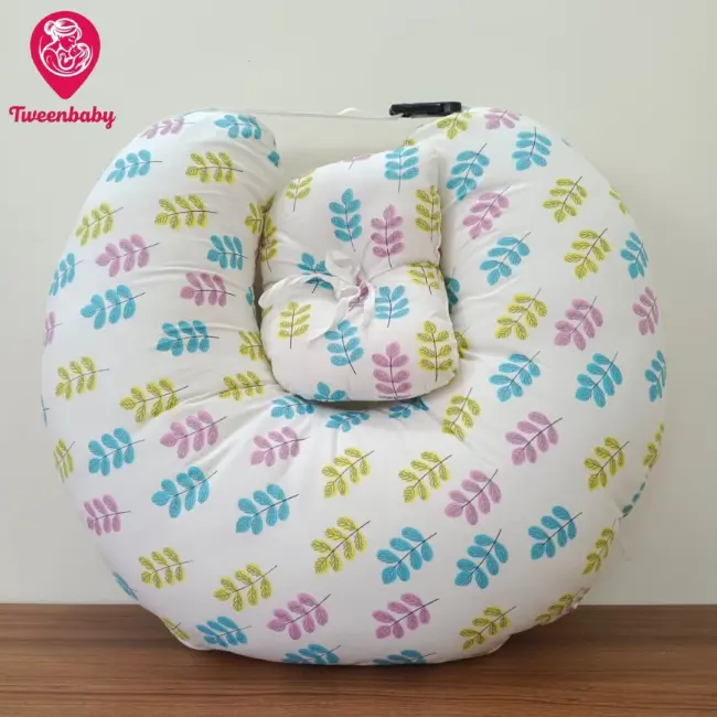 Premium Nursing & Breastfeeding Pillow with Adjustable Belt